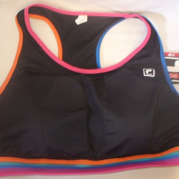 Fila Sports Bra 1X Yoga Workout Gym Racerback NWT - Picture 5 of 5